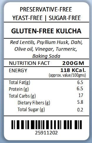 Gluten-Free Kulcha (Yeast-Free Sugar-Free)