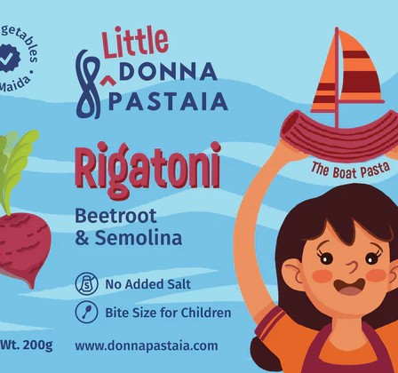 Little Rigatoni 'The Boat' | Beetroot & Semolina
