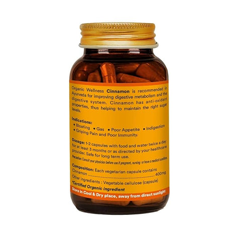 Cinnamon Capsules (Certified Organic)