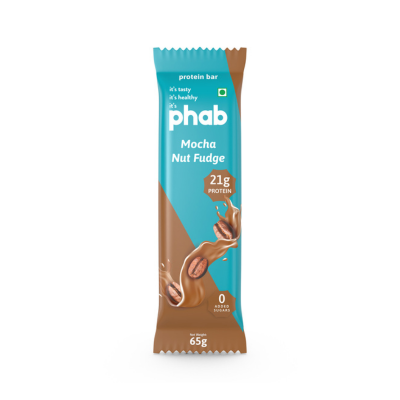 Phab 21g Protein Bar Mocha Nut Fudge 65g