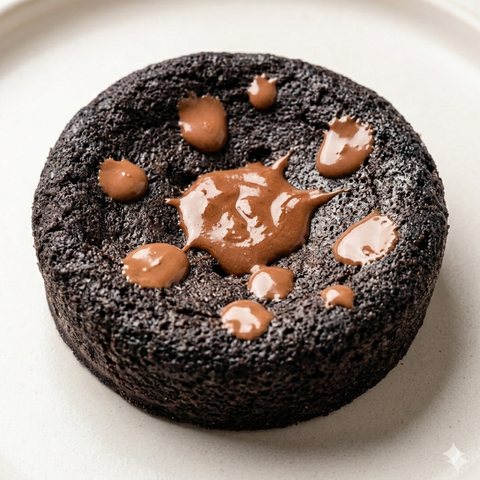 Double Dark Cookie Dough Cake