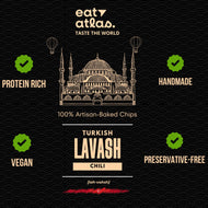 Five Seeds Whole Wheat Lavash Chips | Ultra-Crispy, Olive Oil, Baked, Just Add Dip (85g)