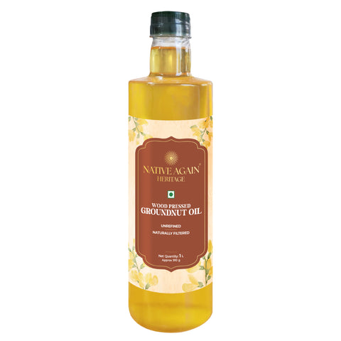 Native Again Heritage Woodpressed Groundnut Oil