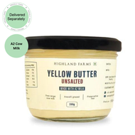 A2 Unsalted Yellow Butter (Delivered Separately Next Day)