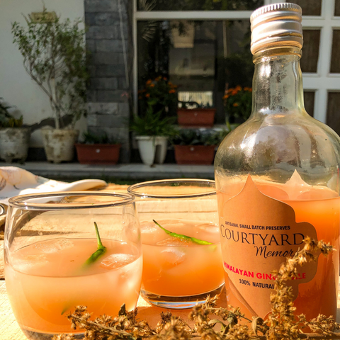 Courtyard Memories Himalayan Ginger Ale (Sweetened) 410 ml