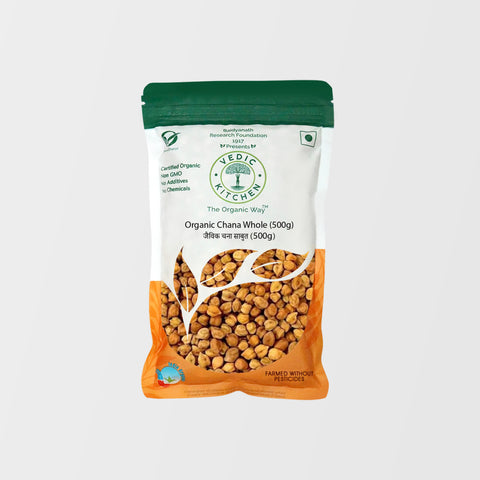 Vedic Kitchen Organic Black Chana Whole (Certified Organic) 500 grams