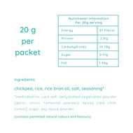 Chickpea puffs - hot chilli