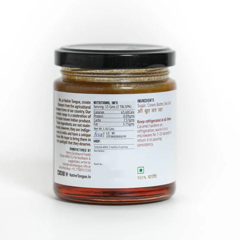 Native Tongue Salted Caramel Sauce 200 grams