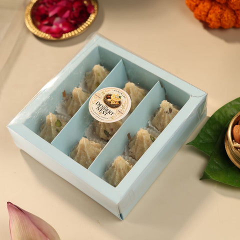 Coconut Modak (9 Pcs Box)  (Delivered Separately Next Day)