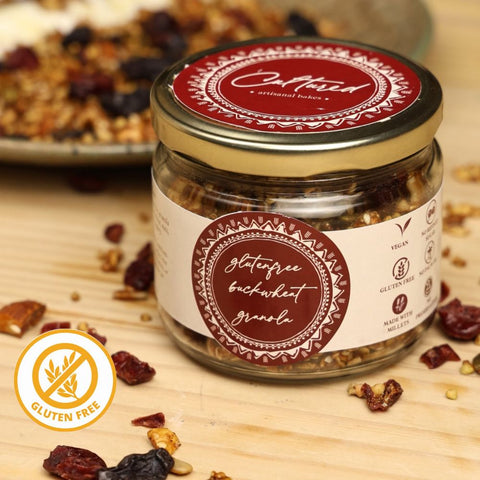 Glutenfree Buckwheat, Nuts, and Seeds Granola