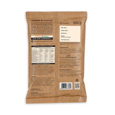 Sprouted Rajgira Atta 500g | High-Protein Amaranth Flour
