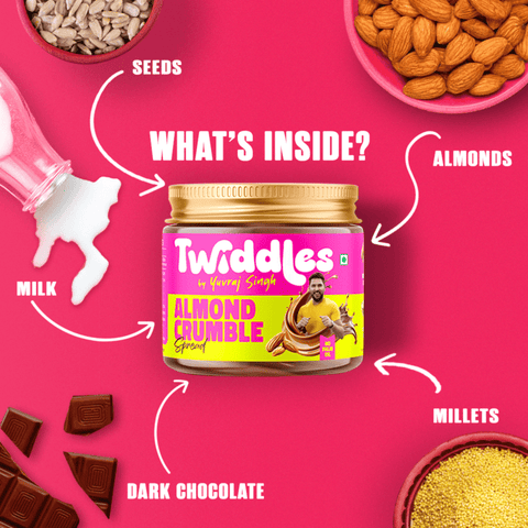 Twiddles Almond Crumble Chocolate Spread 100 grams