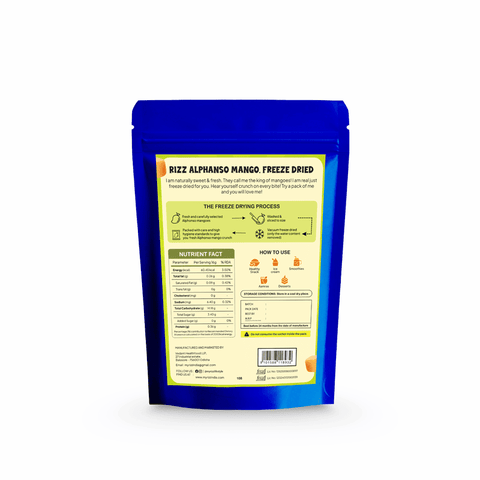 Alphanso Mango Crunch (Freeze dried)