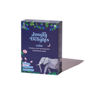 Jungly Delights Calm blueberry with ashwagandha box of 5 bars 190g