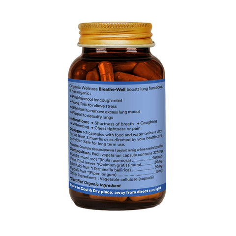 Organic Wellness Breathwell 90 Capsules