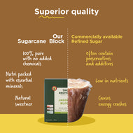 Sugarcane Jaggery Block 900g | Unrefined, Preservative-Free, Nutrient-Rich Gud