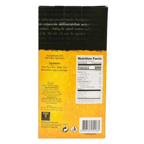 Real Thai Brown Rice Vermicelli 375g