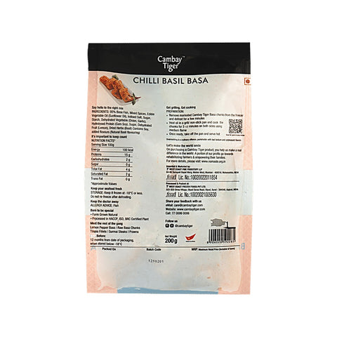 Cambay Tiger Premium Chilli Basil Basa Fish