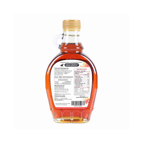 Urban Platter Pure Canadian Maple Syrup, 250ml