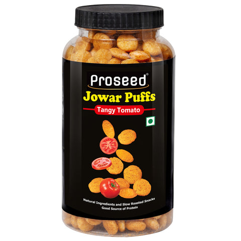 Proseed Jowar Puffs Tangy Tomato Jar 150g