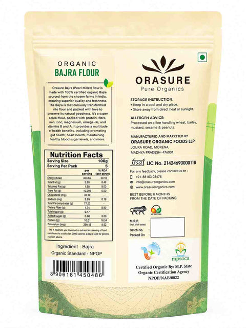 Orasure Organics Bajra Flour