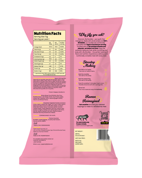 Jify Korean Ramen, Cheese Flavour 72grams