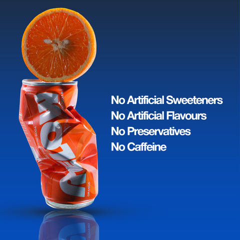 Relow Orange Sparkling Probiotic Soda