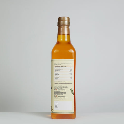 EKARIS Wood Pressed Yellow Mustard Oil - 1 Liter