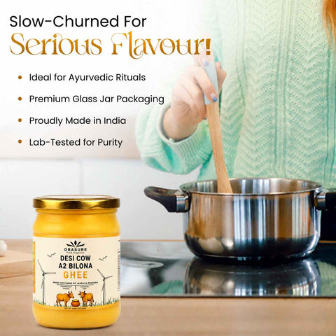 Orasure Organics A2 Desi Cow Ghee