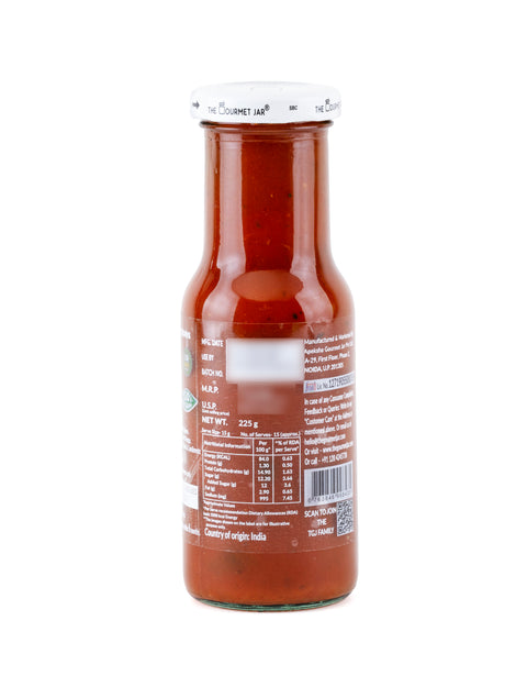 The Gourmet Jar  Jalapeno Ketchup 225 grams