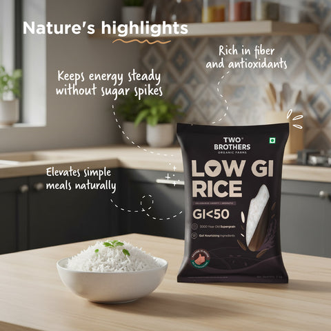 Kalanamak Rice 1KG | Low GI, Diabetic-Friendly Native Rice