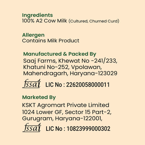 Premium A2 Cow Ghee (B2G3)