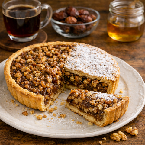 Farmhouse Walnut Date Pie