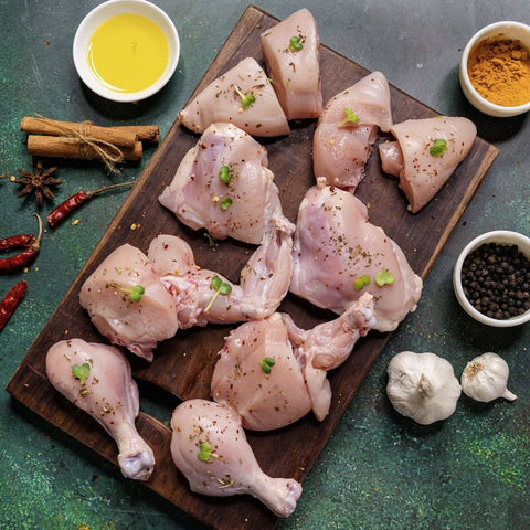 ZRESH Frozen Chicken Curry Cut (7-8 pieces)