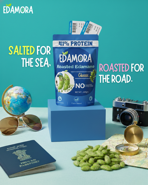 EDAMORA Roasted Edamame - Classic Seaweed 100grams