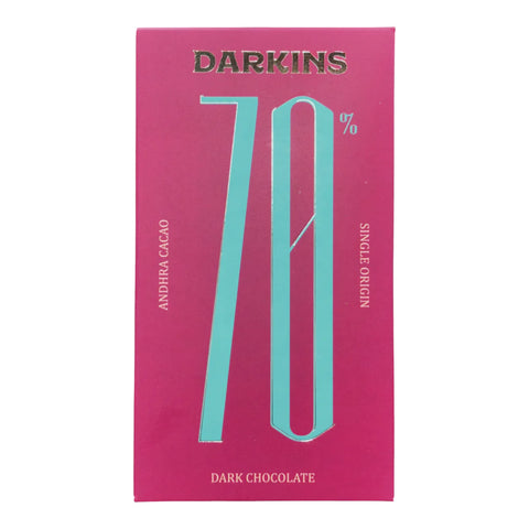 Darkins 70% Artisanal Dark Chocolate - Andhra Pradesh Single Origin