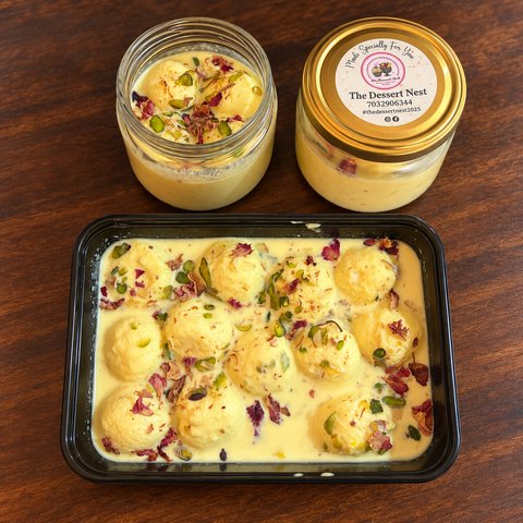 The Royale Rasmalai- 6 pcs (Delivered Next Day separately)