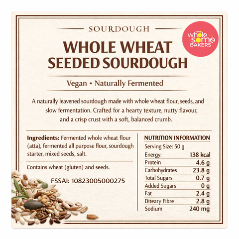 Multigrain Whole-wheat Sourdough (sliced)