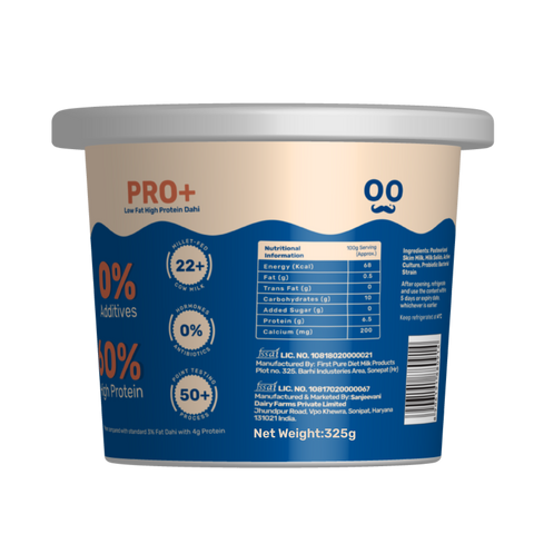 Pro+ Dahi (Delivered Separately Next Day)
