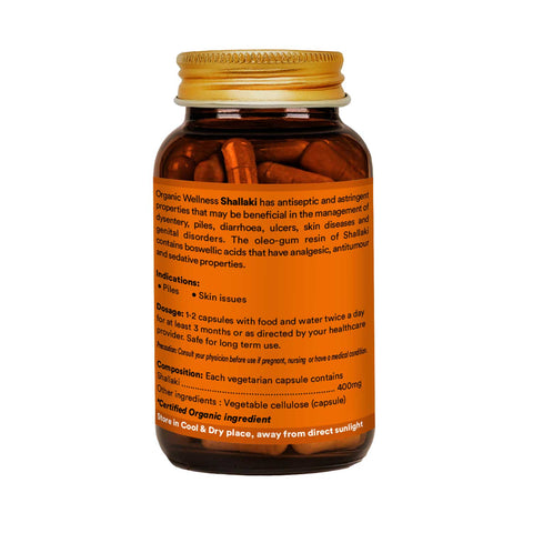 Shallaki Capsules (Certified Organic)