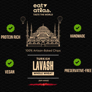 Eat Atlas | Healthier Baked Sesame Lavash Chips (85 gms)
