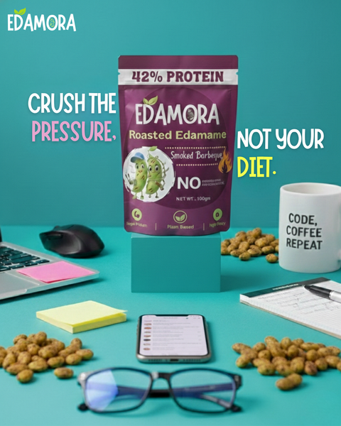 EDAMORA Roasted Edamame – Smoked Barbeque 100grams
