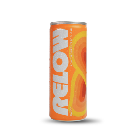 Relow Mango Sparkling Probiotic Soda