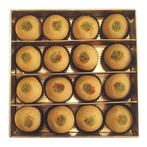 Sattu Laddoo-Tasty Rajasthani Sweet Box - 16 pieces (Delivered Separately Next Day)