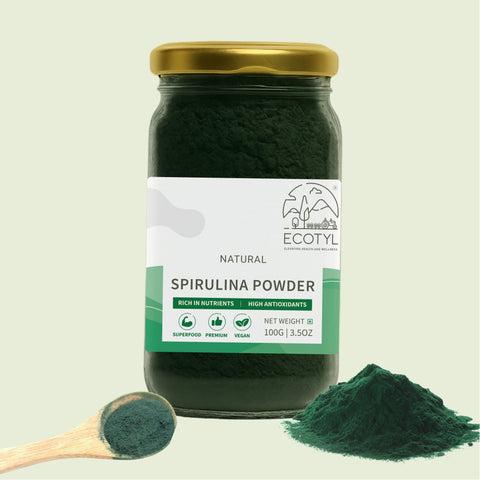 Ecotyl Spirulina Powder | Superfood | High Protein & Nutrients |200g