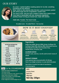 Banana Blueberry Walnut Granola Gluten-free I No refined sugar