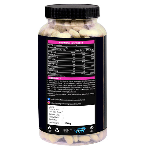 Proseed Jowar Puffs Cream Onion Jar 150g