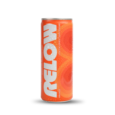 Relow Orange Sparkling Probiotic Soda