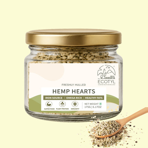 Ecotyl Hemp Hearts | Rich in Omega-3 & Protein | 175g