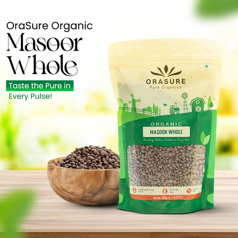 Orasure Organics Masoor Whole